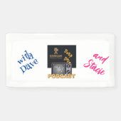 Korman Productions Deep Dive TV Podcast Spandoek (Horizontaal)
