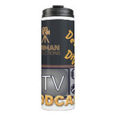 Korman Productions Deep Dive TV Podcast Thermosbeker (Voorkant)