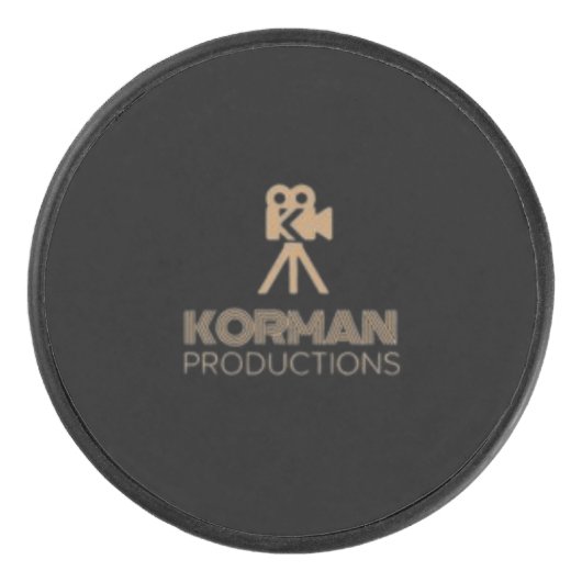 Korman Productions YouTube-kanaal Logo Hockey Puck (Voorkant)