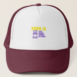 Korn Ja, het favoriete katteras Trucker Pet