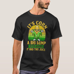 Korn King Farmer Farming Corn op de krab T-shirt