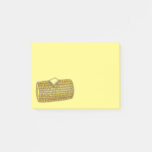 Korn op de Cob Corncob Yellow Picnic Food Post it Post-it® Notes