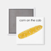 Korn op de Cob-koelkast Magnet Magneet (Voorkant / Achterkant)