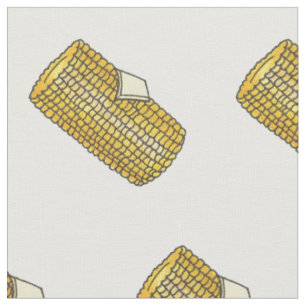 Korn op de Cob Yellow Corncob Butter Picnic Food Stof