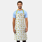 Korn op het Cob Pattern Schort (Gedragen)