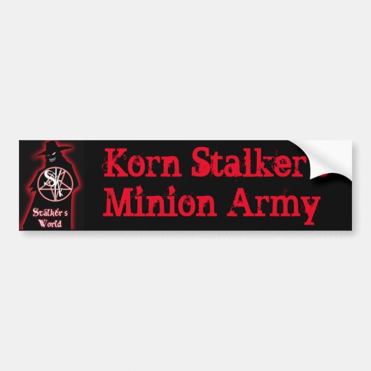 Korn Stalker Bumpersticker van het Minion Army (Voorkant)