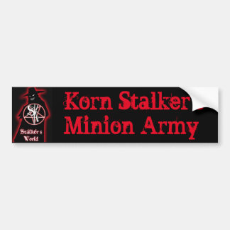 Korn Stalker's Minion Leger bumpersticker