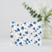 kornbloem briefkaart (Staand voorkant)