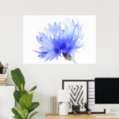 Kornbloem dicht poster (Thuiskantoor)