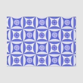 Kornbloemen en -putten in de scheur tissuepapier