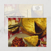 Kornbrood, bonen briefkaart (Voorkant / Achterkant)