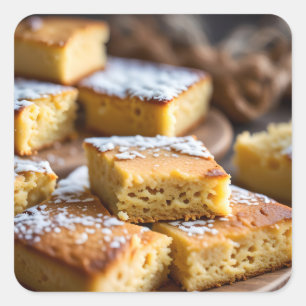 Kornbrood Vierkante Sticker