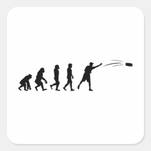 Korngat Bean Bag Toss Lawn Game Evolution Vierkante Sticker