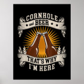 Korngat en bier daarom ben ik hier. poster (Voorkant)