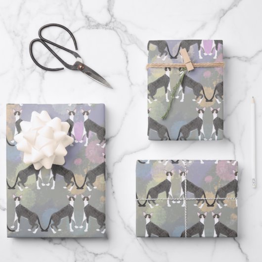 Kornish Rex Cats Wrapping Paper Sheets (Voorkant)
