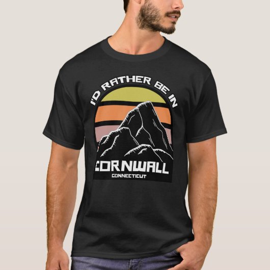 Kornwall Connecticut  - zonnegebergte T-shirt (Voorkant)