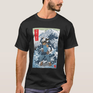 Korra Wave Red Kanji T-shirt
