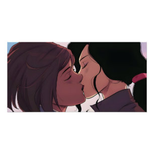Korrasami Kiss Korra en Asami Sato Perfect Poster