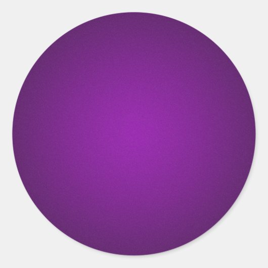 Korrelig Paars-Zwarte Vignette Ronde Sticker (Voorkant)