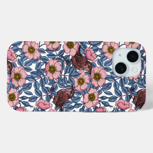 Korrels in de rozen Case-Mate iPhone case (Achterkant (horizontaal))