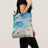 "Korrels van zand" Canvas tas van de Manuscript (Dichtbij)