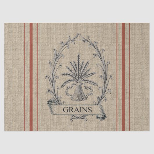 Korrelzak met rode strepen tissuepapier (Voorkant)