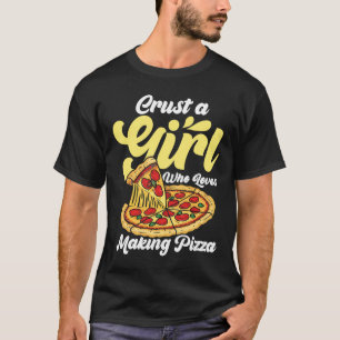 Korst Een Meisje Dat Lief Is Voor Het Maken Van Pi T-shirt