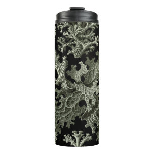 Korstmos door Ernst Haeckel, Vintage Natuur Plante Thermosbeker