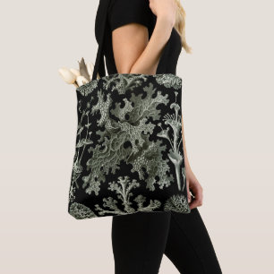 Korstmos door Ernst Haeckel, Vintage Natuur Plante Tote Bag
