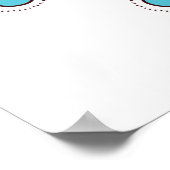 Kort gekleurd Mandala Poster (Hoek)