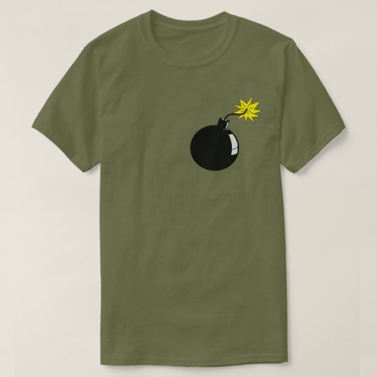 kort lontje t-shirt (Design voorkant)