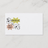 Kort nieuwsbericht ben ik Nana T-shirts en Giften Visitekaartje (Achterkant)