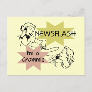 Kort nieuwsbericht ben ik T-shirts een Grammie en Briefkaart