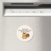 Korte aandacht Span Squirrel Funny Magneet (Insitu (Vaatwasser))