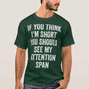 Korte aandacht Zan ADHD Bewustheid Fungerend T-shirt