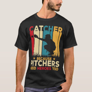 Korte broodjes voor de definitie van catcher hebbe t-shirt