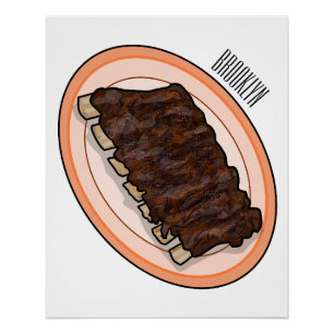 Korte cartoon illustratie perfect poster