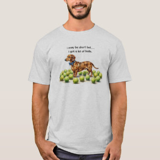 Korte Dachshond Humor T-shirt