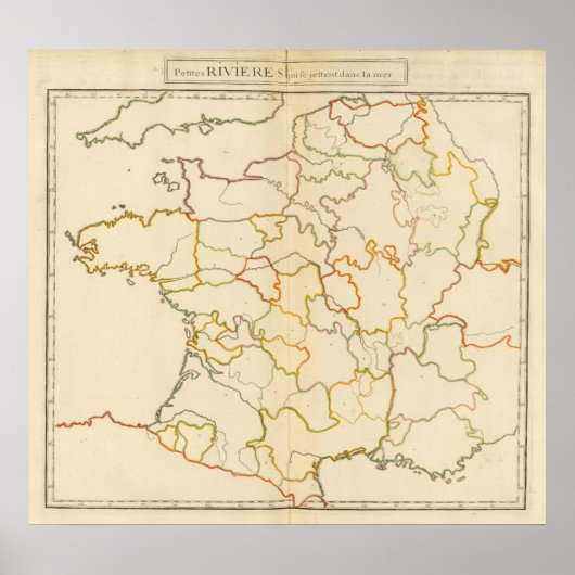 Korte Franse rivieren Poster (Voorkant)
