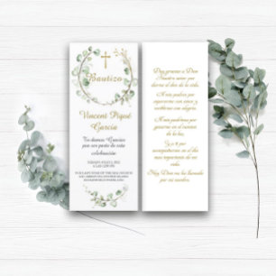 Korte Gebeden Doopkaart Menu