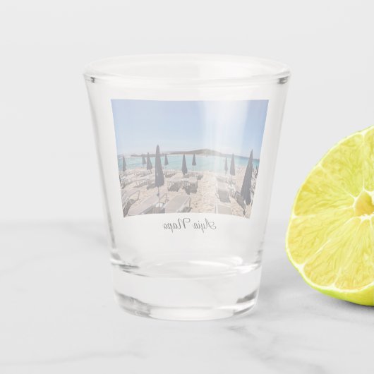 Korte glazen (Nissi Beach, Ayia Napa) (Achterkant)