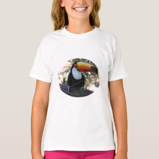 Korte hoes van meisjes Raglan T-Shirt, wit/zwart T-shirt