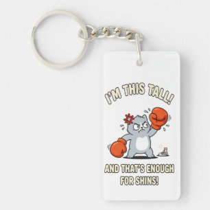 Korte Kattenbokshandschoenen Grappige schenen Sleutelhanger