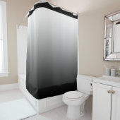 Korte kleuren - zwart wit + uw ideeën douchegordijn (In situ)