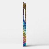 Korte kleurige iPhone abstracte patroonsteen Case-Mate iPhone Case (Achterkant / Links)