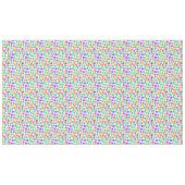 Korte kleurrijke pixelmonsters tafelkleed (Voorkant (Horizontaal))