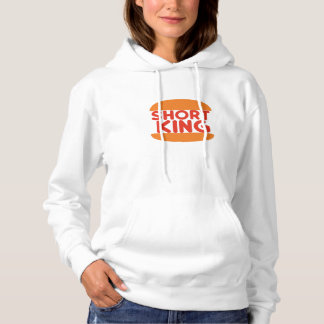 Korte Koning Grappig Minimaal Design Hoodie