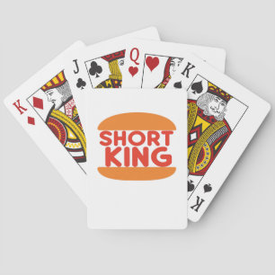 Korte Koning Grappig Minimaal Design Pokerkaarten