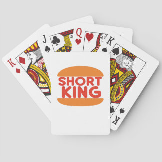 Korte Koning Grappig Minimaal Design Pokerkaarten