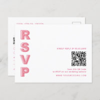 Korte lijn Vet Type RSVP Barcode Enclosure Briefka